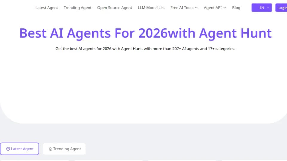 AI Agent Hunt: Un directorio de descubrimiento para explorar agentes IA más nuevos por tarea, útil al comparar asistentes especializados más allá de la generación de imagen y medios.